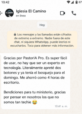 Testimonio de Iglesia El Camino