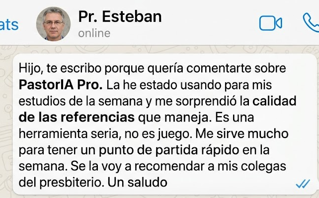 Testimonio de Pr. Esteban