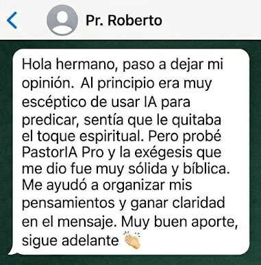 Testimonio de Pr. Roberto